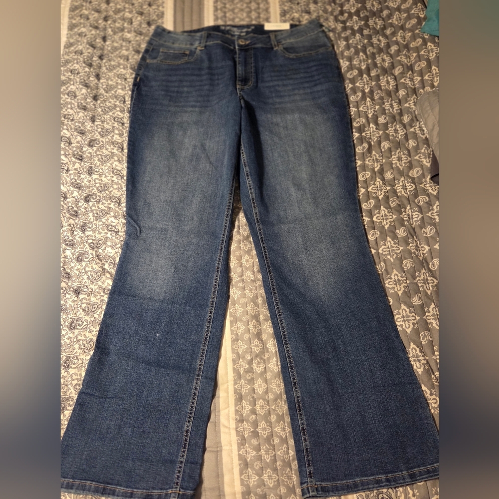 Maurices M Jeans High Rise Curvy Slim Boot Size 18 Long